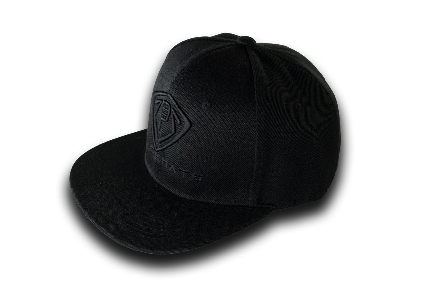 Black Unisex Flat Bill StackHats Snapback