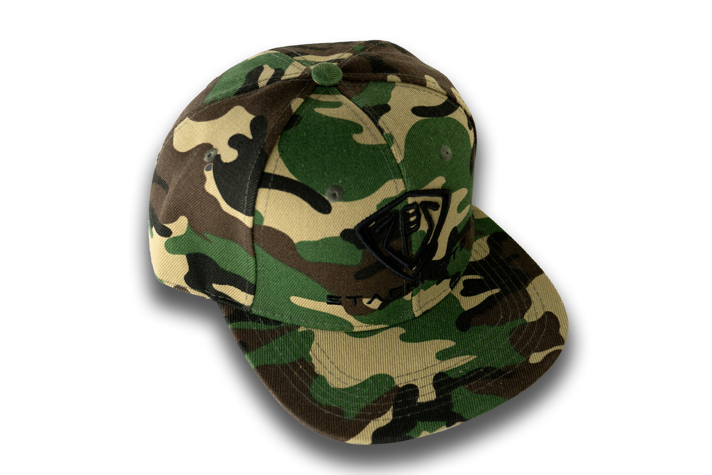 Camouflage Unisex Flat Bill StackHats Snapback