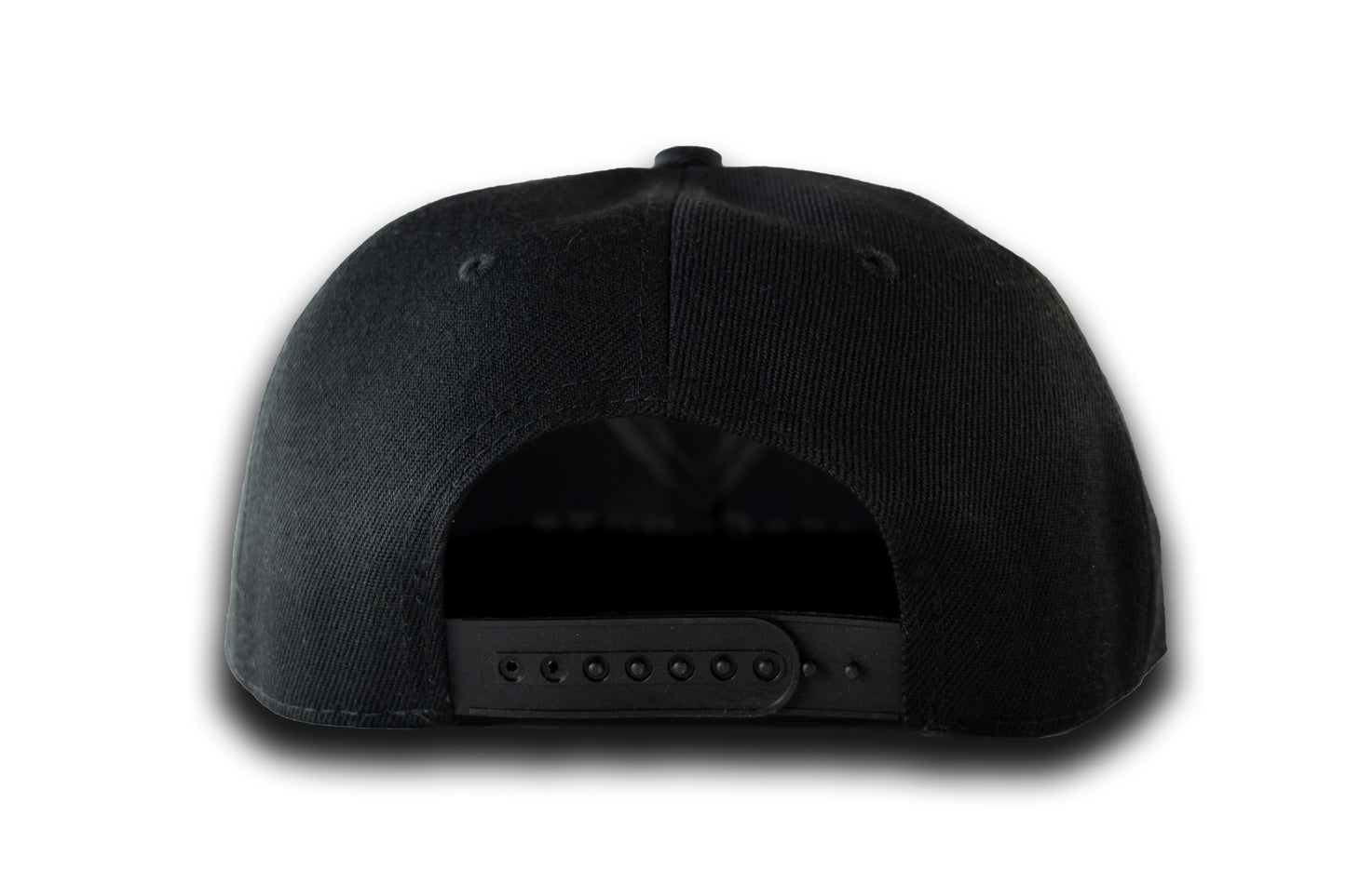 Black Unisex Flat Bill StackHats Snapback