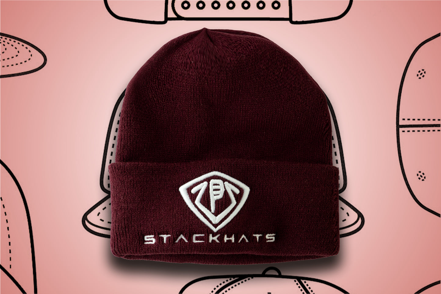 StackHats Embroidered Unisex Beanie