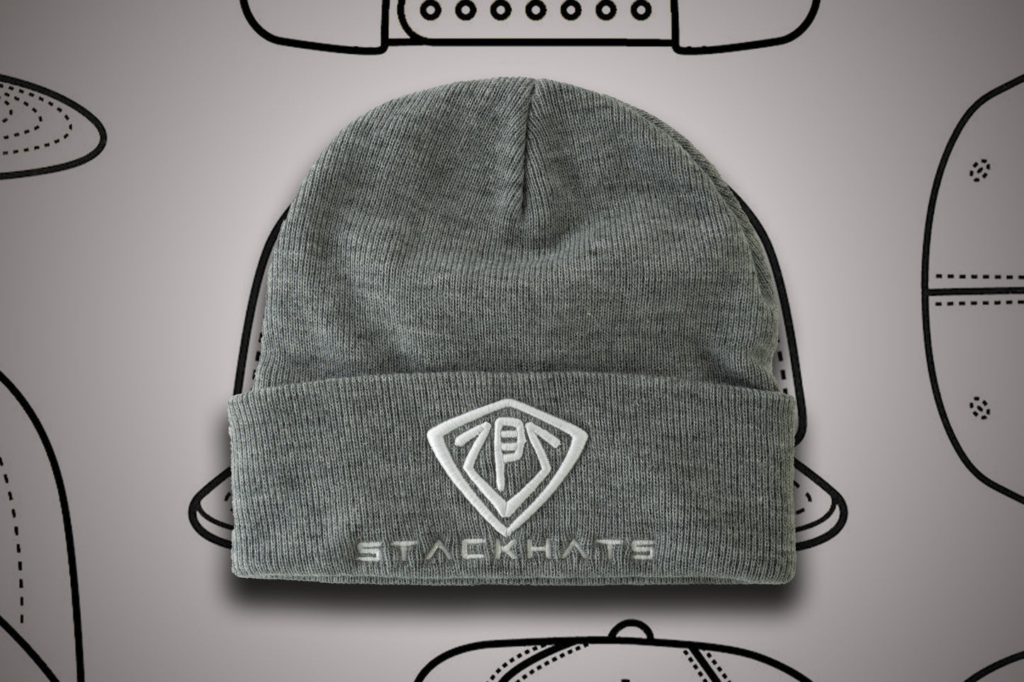 StackHats Embroidered Unisex Beanie