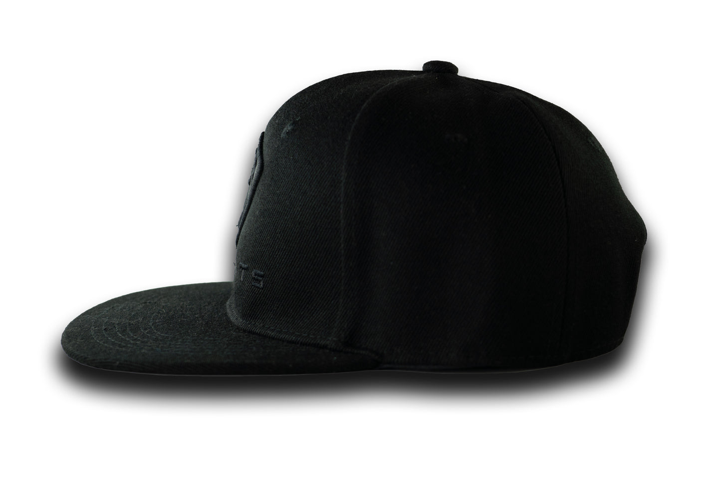 Black Unisex Flat Bill StackHats Snapback