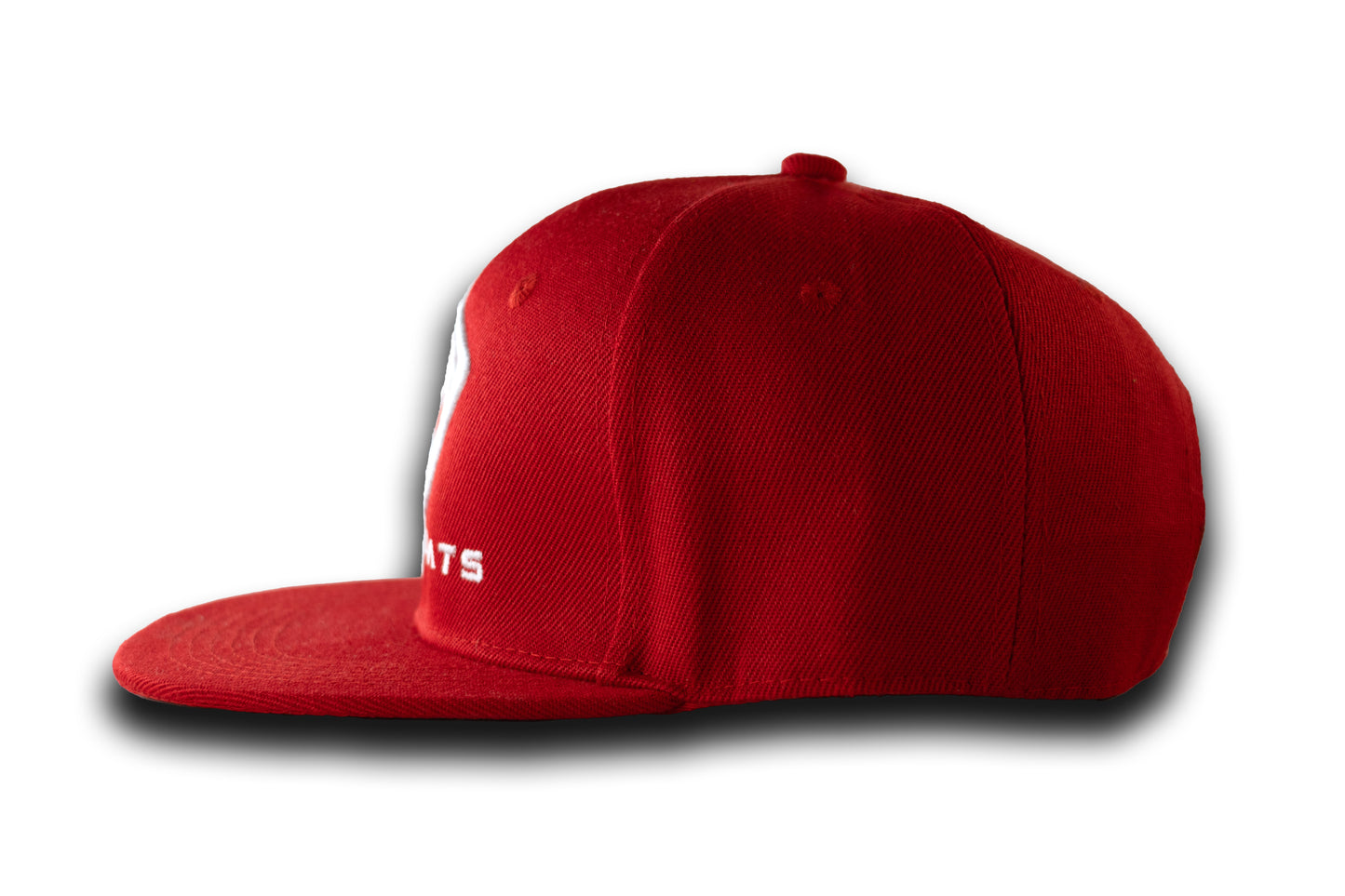 Red Unisex Flat Bill StackHats Snapback