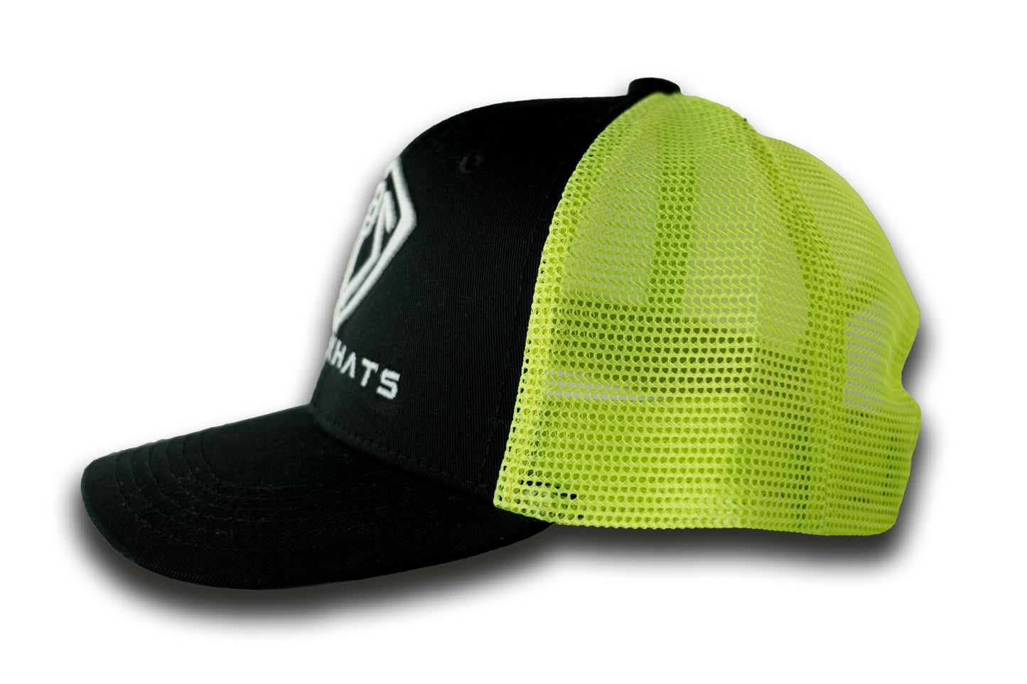 Black & Neon Yellow Unisex StackHats Snapback Trucker Hat