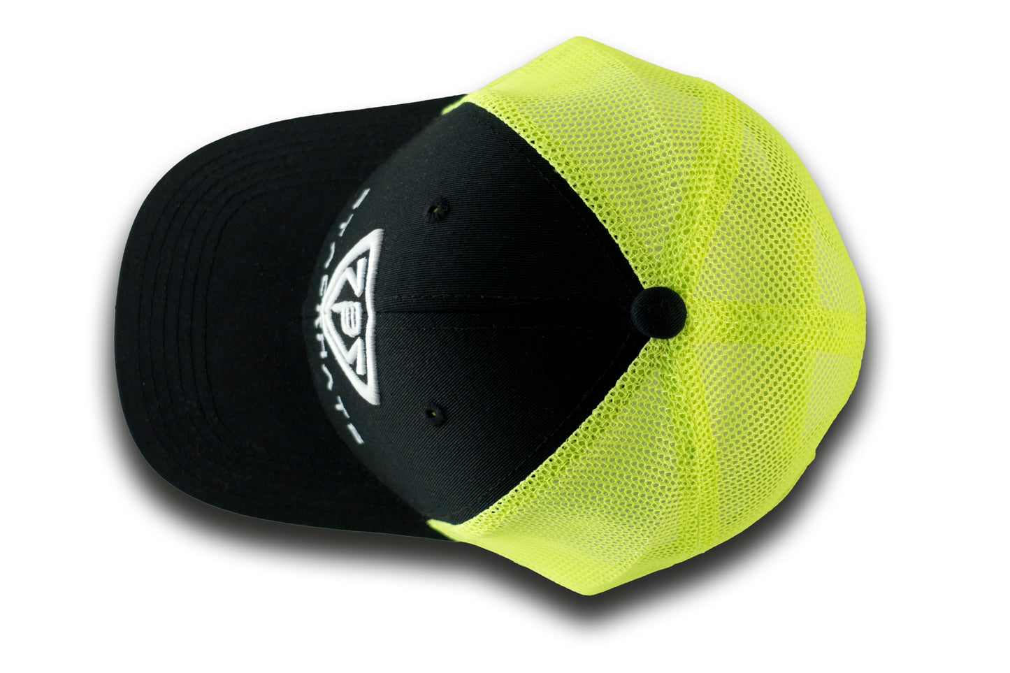 Black & Neon Yellow Unisex StackHats Snapback Trucker Hat