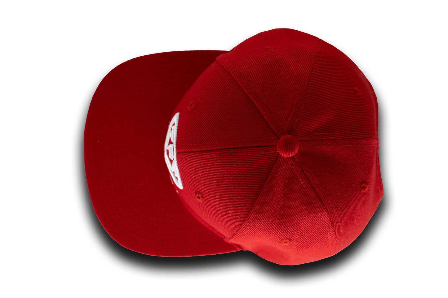 Red Unisex Flat Bill StackHats Snapback