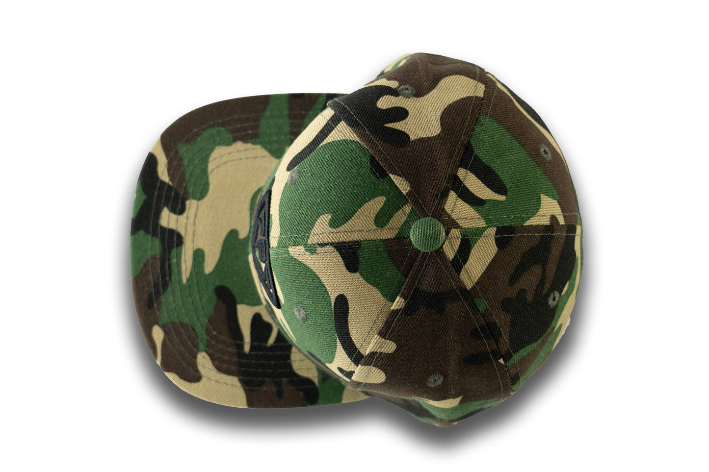 Camouflage Unisex Flat Bill StackHats Snapback