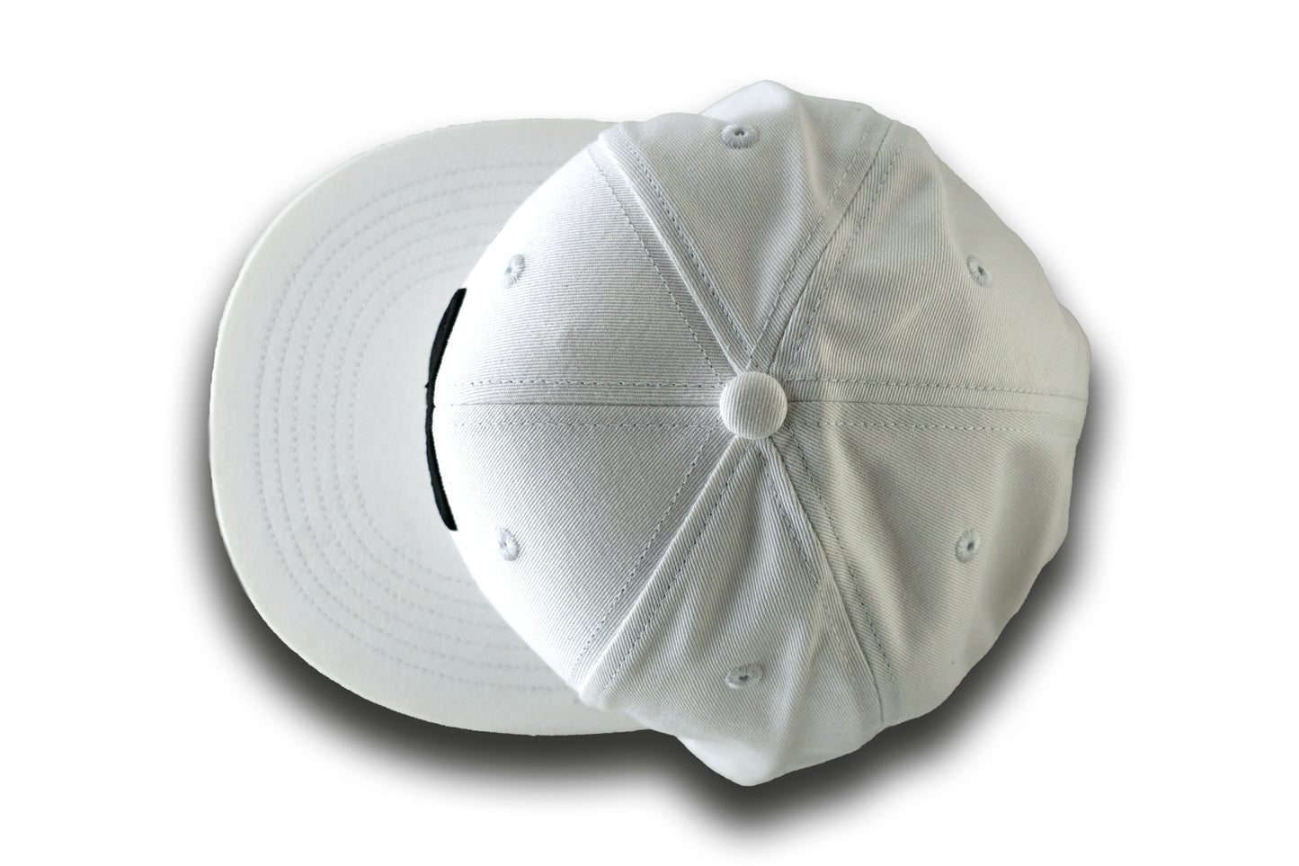 White Unisex Flat Bill StackHats Snapback