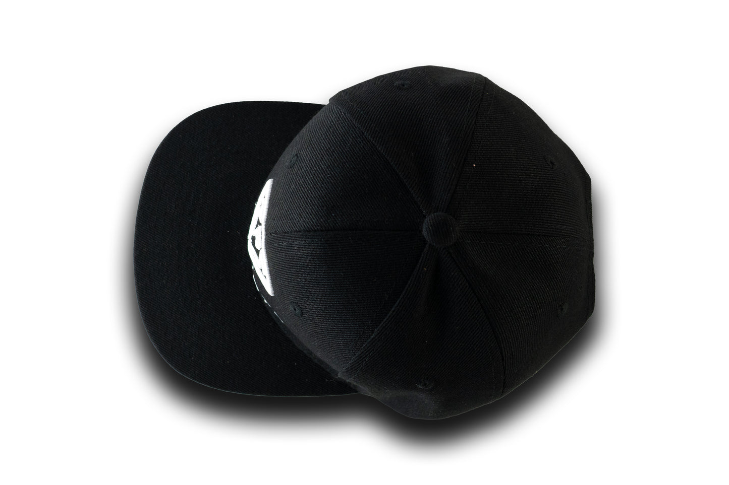 Black Unisex Flat Bill StackHats Snapback